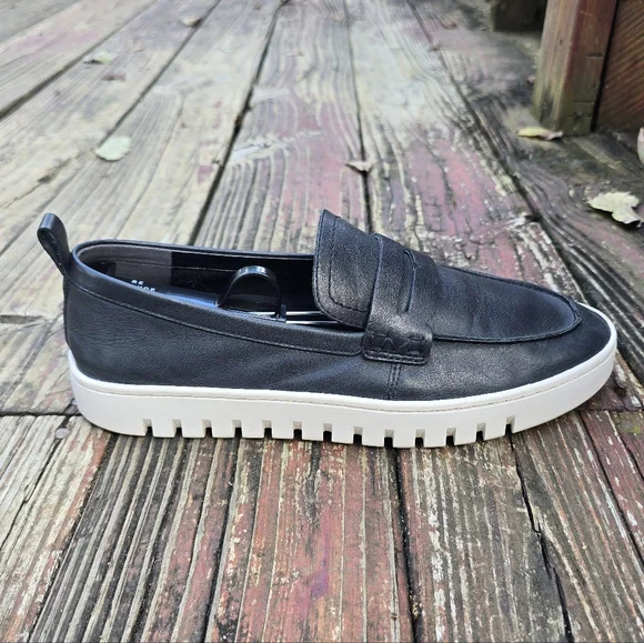 Vionic Womens Uptown Black Leather Loafer, Slip-on, Sz 10 Wide - Picture 6 of 12
